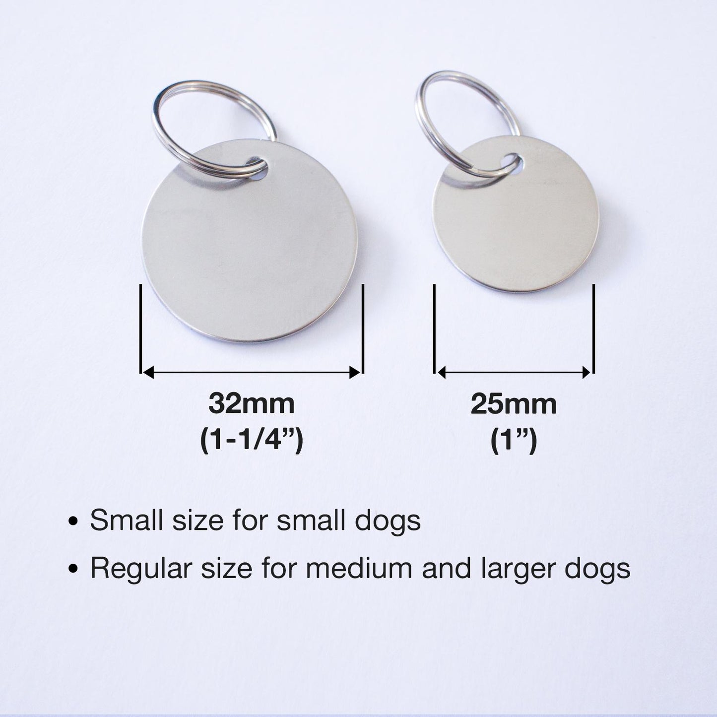 Personalized Silver Rocket Dog Tag