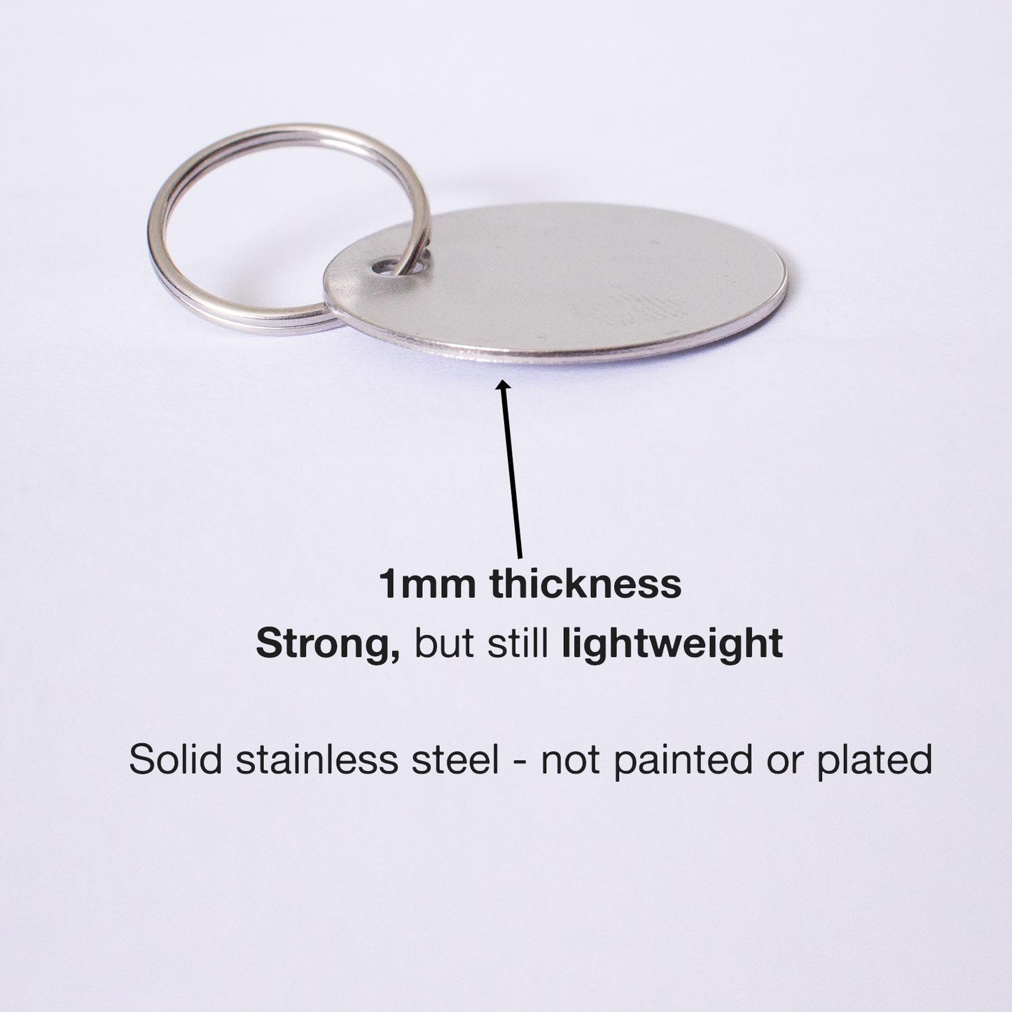 Personalised Silver 'Hello' Design Animal ID Tag