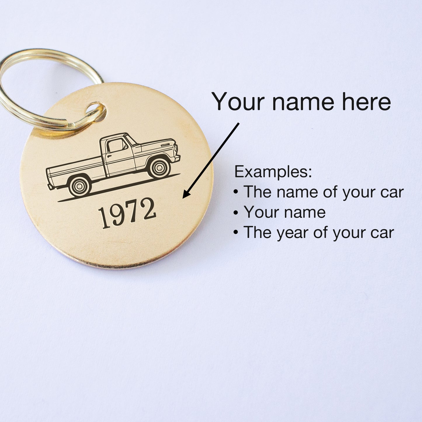 Personalised Ford F150 Key Ring