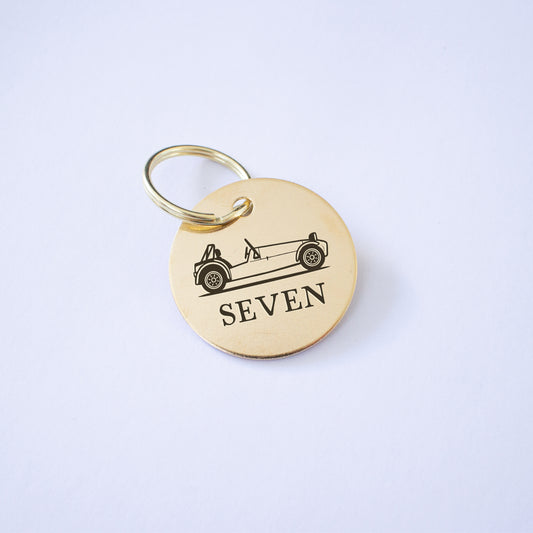 Personalised Caterham Seven Key Ring