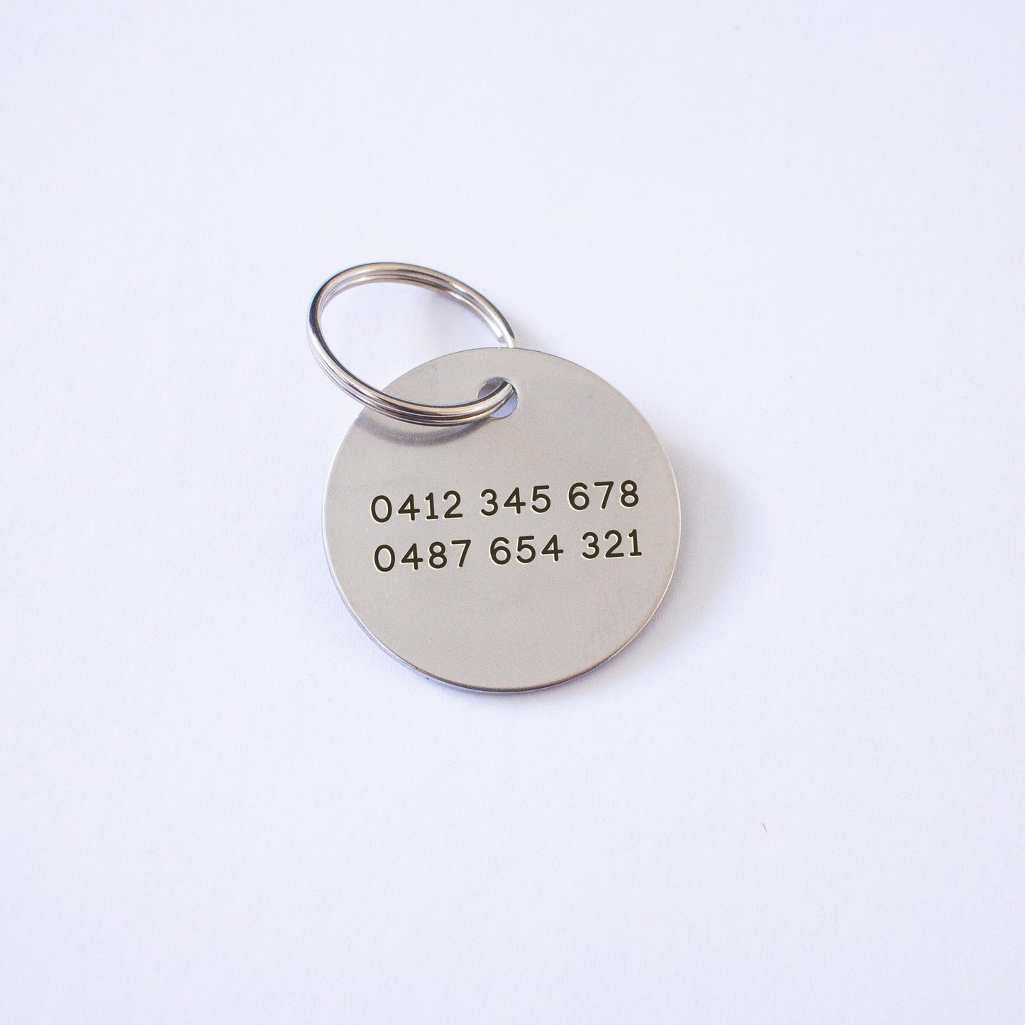Personalized Silver Shooting Star Dog Tag